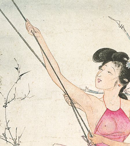 莒县-胡也佛的仕女画和最知名的金瓶梅秘戏图